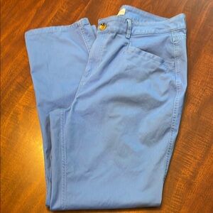 Kim Rogers Blue Chinos Cotton Blend